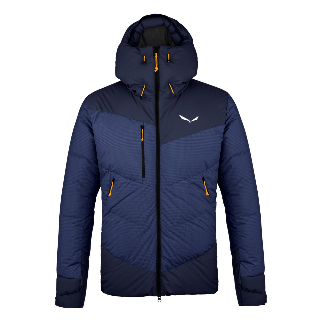 Chaqueta Plumas Hombre Chile - Salewa Ortles Heavy 2 Powertex - Azules/Azul Marino - UXVJ-53872